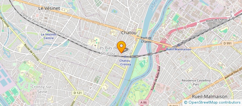 localisation de l'entreprise OPTIQUE LANCRY à CHATOU