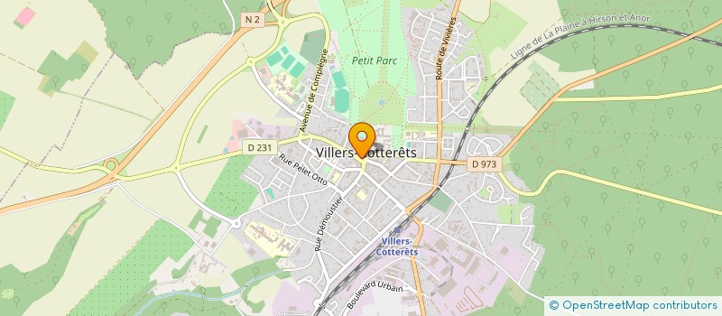 localisation de l'entreprise OPTIQUE LATRE à VILLERS-COTTERETS