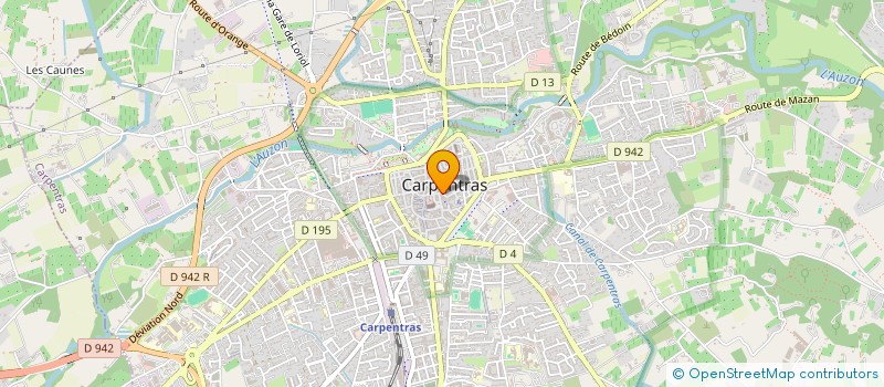 localisation de l'entreprise OPTIQUE LAVAL à CARPENTRAS