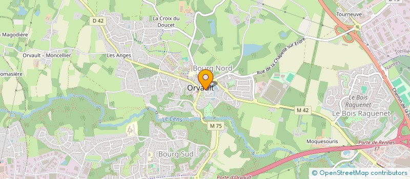 localisation de l'entreprise OPTIQUE LECOULTRE à ORVAULT