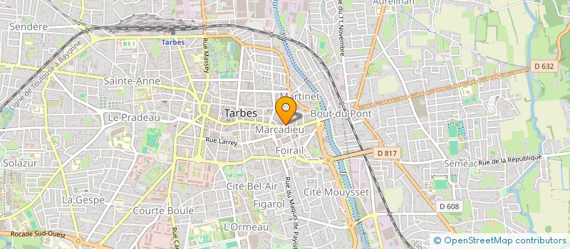 localisation de l'entreprise OPTIQUE LEGRAND SOCIETE ANONYME à TARBES