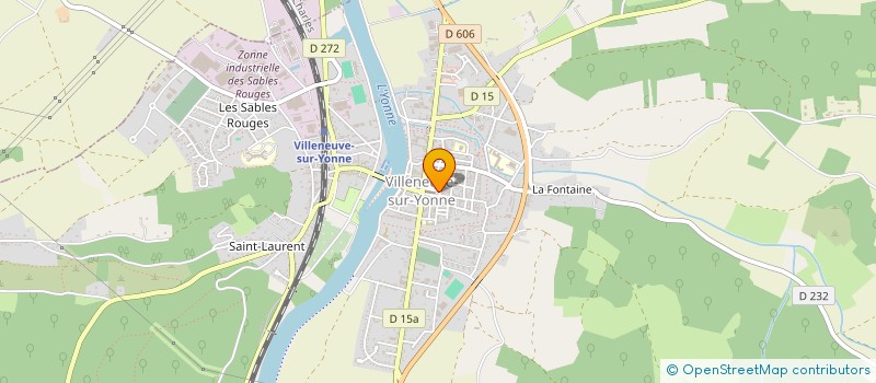 localisation de l'entreprise OPTIQUE LEHU  VILLENEUVE-SUR-YONNE