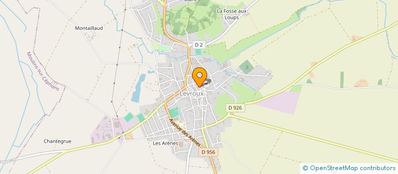 localisation de l'entreprise OPTIQUE LEVROUX à LEVROUX