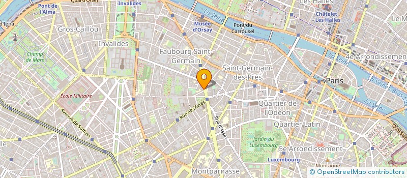 localisation de l'entreprise OPTIQUE LUNETTERIE REUNIE à PARIS