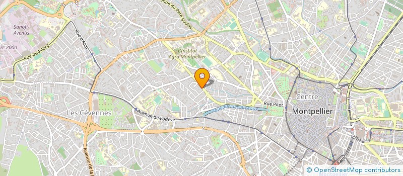 localisation de l'entreprise OPTIQUE LVMA à MONTPELLIER