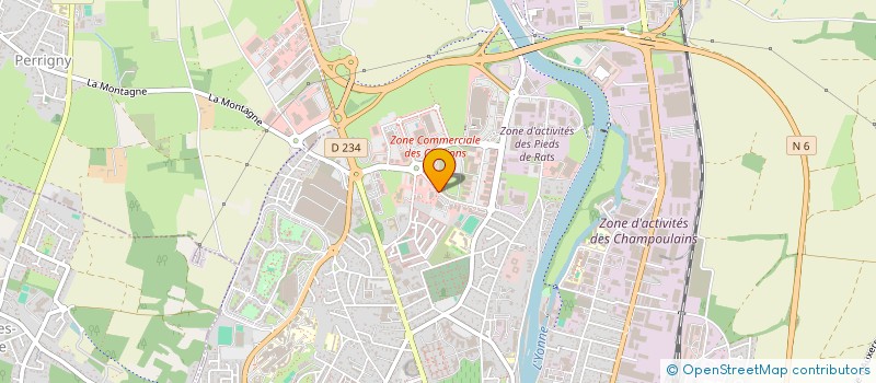 localisation de l'entreprise OPTIQUE LW à AUXERRE