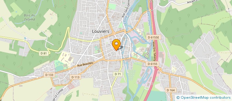 localisation de l'entreprise OPTIQUE M.P.C à LOUVIERS