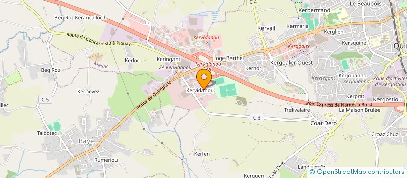 localisation de l'entreprise OPTIQUE MAE  MELLAC