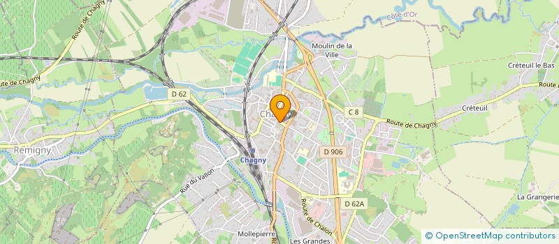 localisation de l'entreprise OPTIQUE MANISSOLLE à CHAGNY