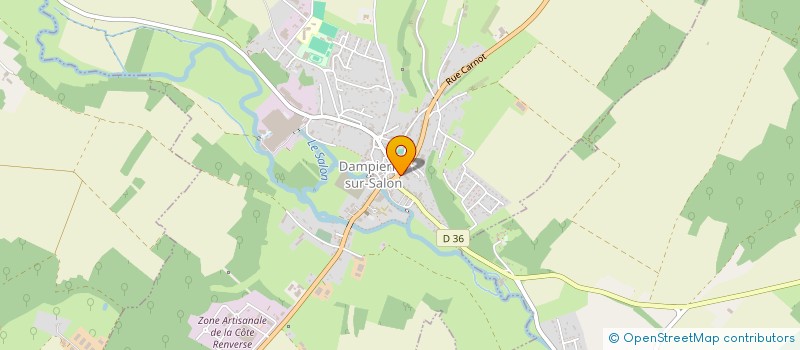 localisation de l'entreprise OPTIQUE MARQUET à DAMPIERRE-SUR-SALON