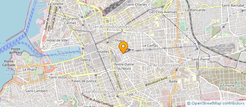 localisation de l'entreprise OPTIQUE MARSEILLE à MARSEILLE