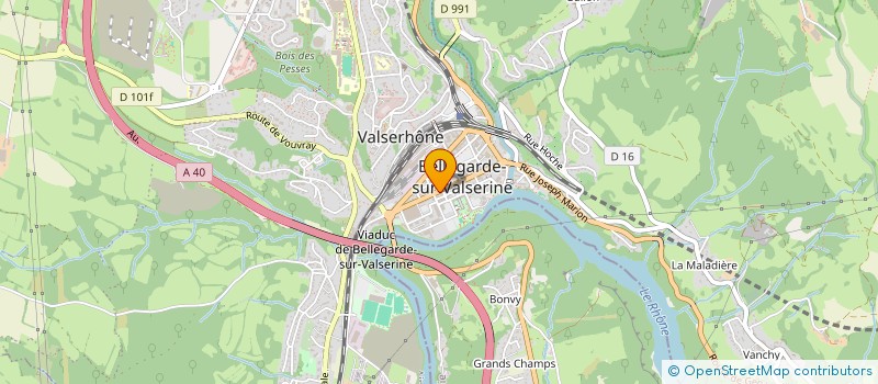 localisation de l'entreprise OPTIQUE MARTINON à VALSERHONE