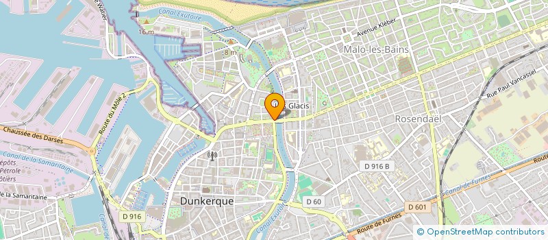 localisation de l'entreprise OPTIQUE MASURE à DUNKERQUE