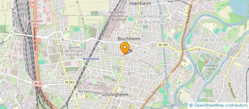 localisation de l'entreprise OPTIQUE MATHILDE à BISCHHEIM