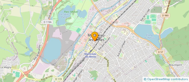 localisation de l'entreprise OPTIQUE MATIGNON à MONTCEAU-LES-MINES