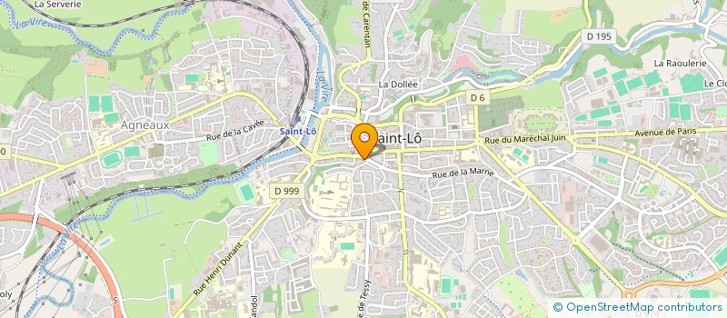 localisation de l'entreprise OPTIQUE MAUDUIT  SAINT-LO