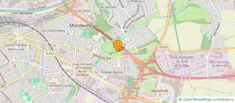 localisation de l'entreprise OPTIQUE MAYA à MONDEVILLE
