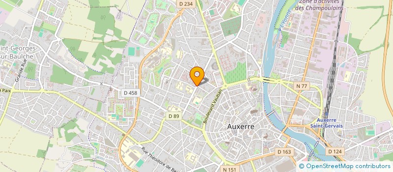 localisation de l'entreprise OPTIQUE MED à AUXERRE