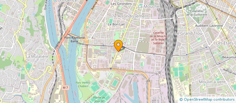 localisation de l'entreprise OPTIQUE MEDICALE GERLAND à LYON