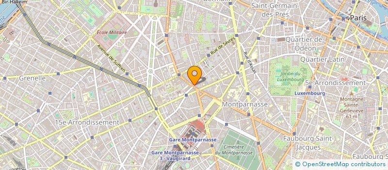 localisation de l'entreprise OPTIQUE MIDI MONTPARNASSE  PARIS