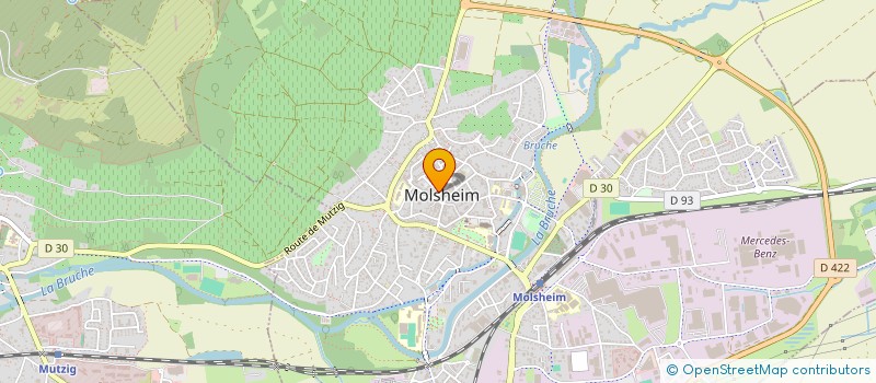 localisation de l'entreprise OPTIQUE MM à MOLSHEIM
