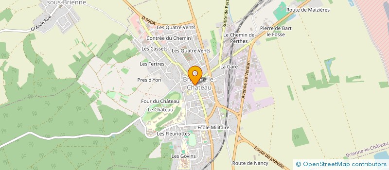 localisation de l'entreprise OPTIQUE MONGIN à BRIENNE-LE-CHATEAU