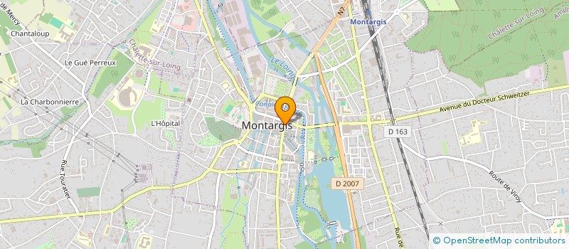 localisation de l'entreprise OPTIQUE MONTARGIS à MONTARGIS