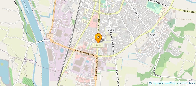 localisation de l'entreprise OPTIQUE MONTELIMAR à MONTELIMAR