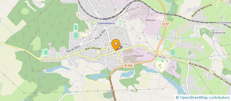 localisation de l'entreprise OPTIQUE MOREAU à COMMENTRY