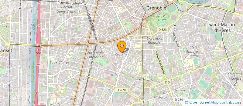 localisation de l'entreprise OPTIQUE MOREAU à GRENOBLE