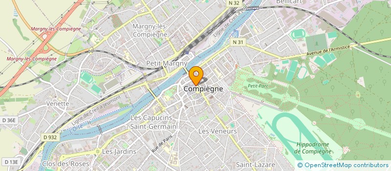 localisation de l'entreprise OPTIQUE MORO à COMPIEGNE