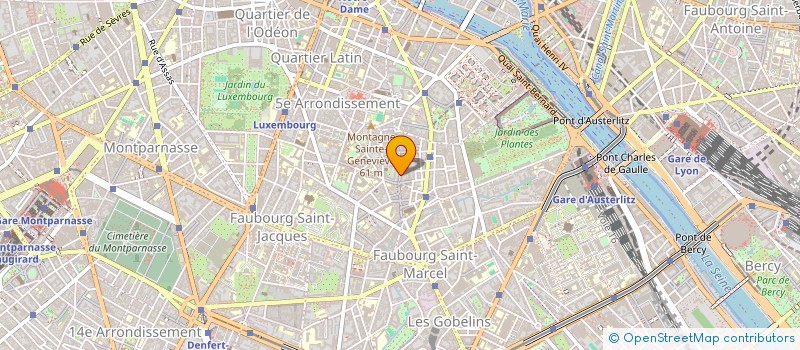 localisation de l'entreprise OPTIQUE MOUFFETARD à PARIS