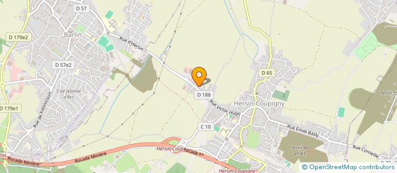 localisation de l'entreprise OPTIQUE NAMM  HERSIN-COUPIGNY