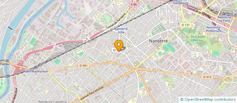 localisation de l'entreprise OPTIQUE NANTERRE à NANTERRE