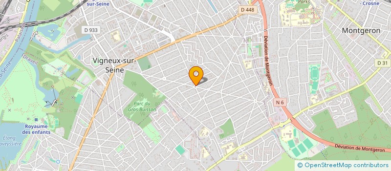 localisation de l'entreprise OPTIQUE OLIVIER SOLON  VIGNEUX-SUR-SEINE