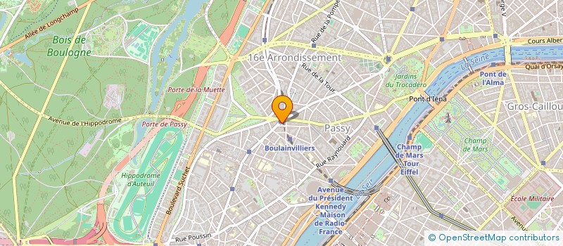 localisation de l'entreprise OPTIQUE P.M JOUSSEAUME  PARIS