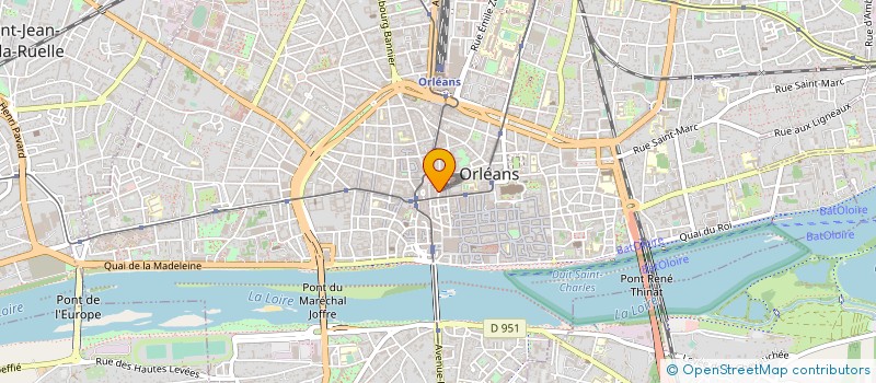 localisation de l'entreprise OPTIQUE PELLE SA  ORLEANS