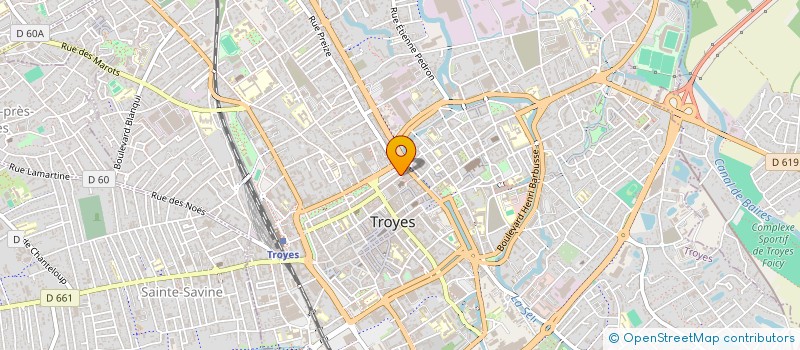 localisation de l'entreprise OPTIQUE PERRI à TROYES