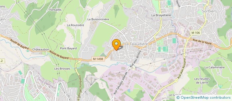 localisation de l'entreprise OPTIQUE PHARAON  LA TALAUDIERE