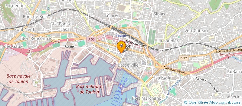 localisation de l'entreprise OPTIQUE PINA à TOULON