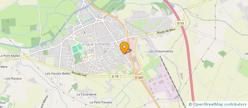 localisation de l'entreprise OPTIQUE PLEIN SUD à LONGUE-JUMELLES