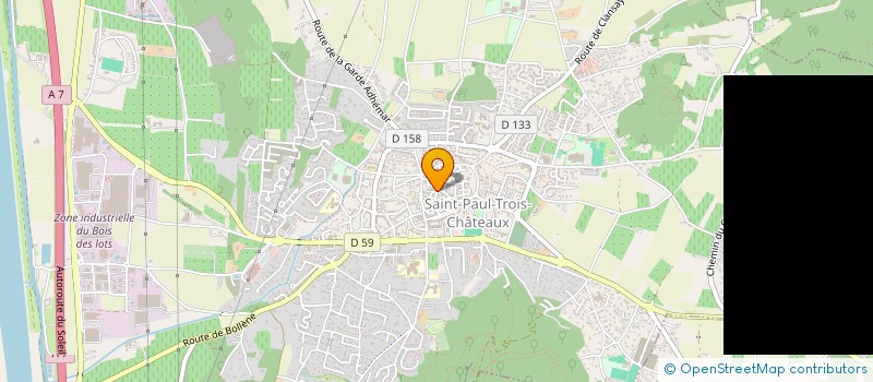 localisation de l'entreprise OPTIQUE PLOUHINEC à SAINT-PAUL-TROIS-CHATEAUX
