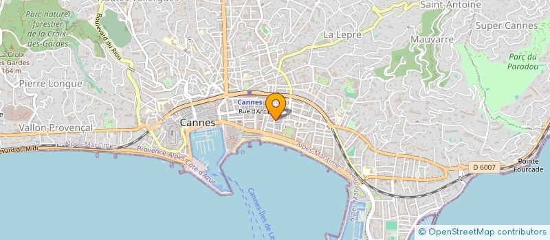 localisation de l'entreprise OPTIQUE PLUS à CANNES