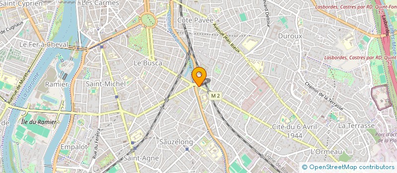 localisation de l'entreprise OPTIQUE PONT DES DEMOISELLES à TOULOUSE