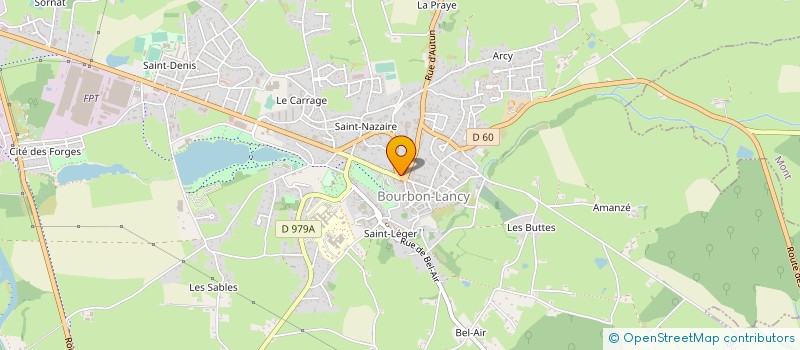localisation de l'entreprise OPTIQUE REPUBLIQUE à BOURBON-LANCY