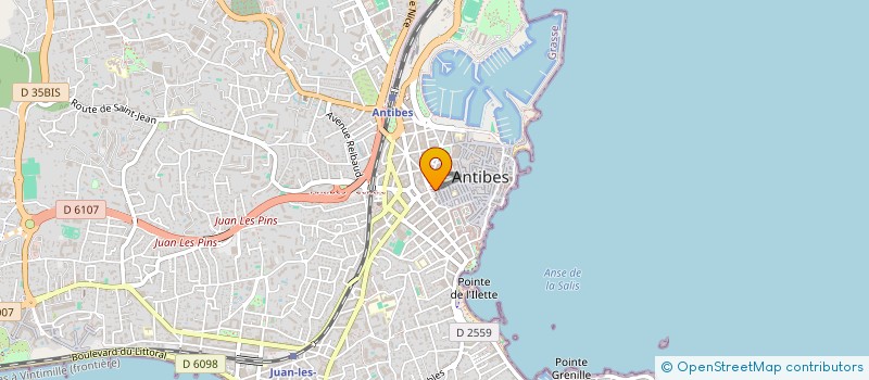 localisation de l'entreprise OPTIQUE REPUBLIQUE ANTIBES à ANTIBES