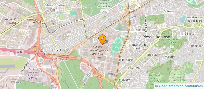 localisation de l'entreprise OPTIQUE REUNION SERVICES  CLAMART