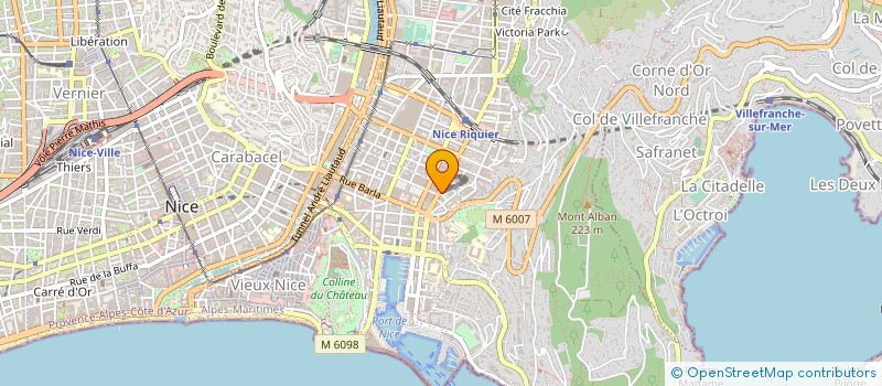 localisation de l'entreprise OPTIQUE RIQUIER à NICE