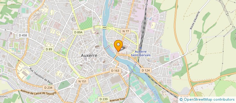 localisation de l'entreprise OPTIQUE RIVE DROITE à AUXERRE