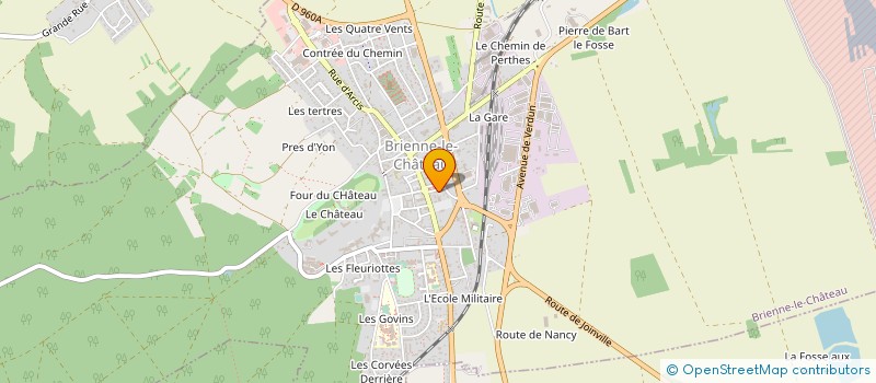 localisation de l'entreprise OPTIQUE RIVET à BRIENNE-LE-CHATEAU